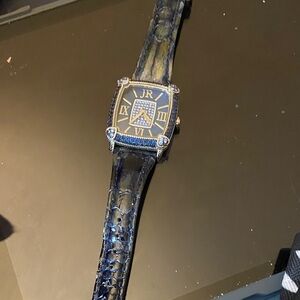 Judith Ripka Blue and Silver Watch